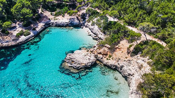 guide vacances baleares cala mitjina majorque